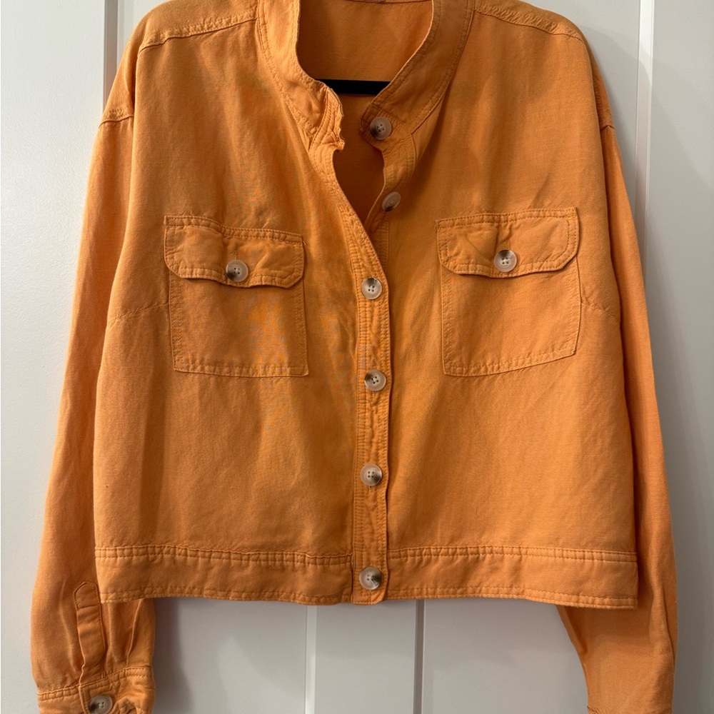 Tribal Women's Utility Jacket in Vibrant Orange